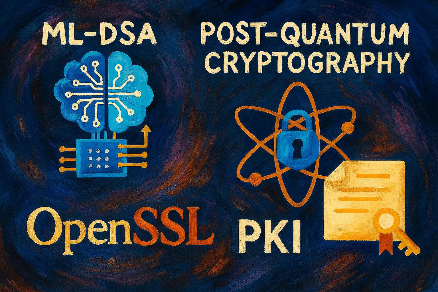 Creando un certificado digital utilizando un algoritmo de encriptación post-cuántica